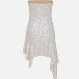 Alen-Strapless Sequin Mini Dress
