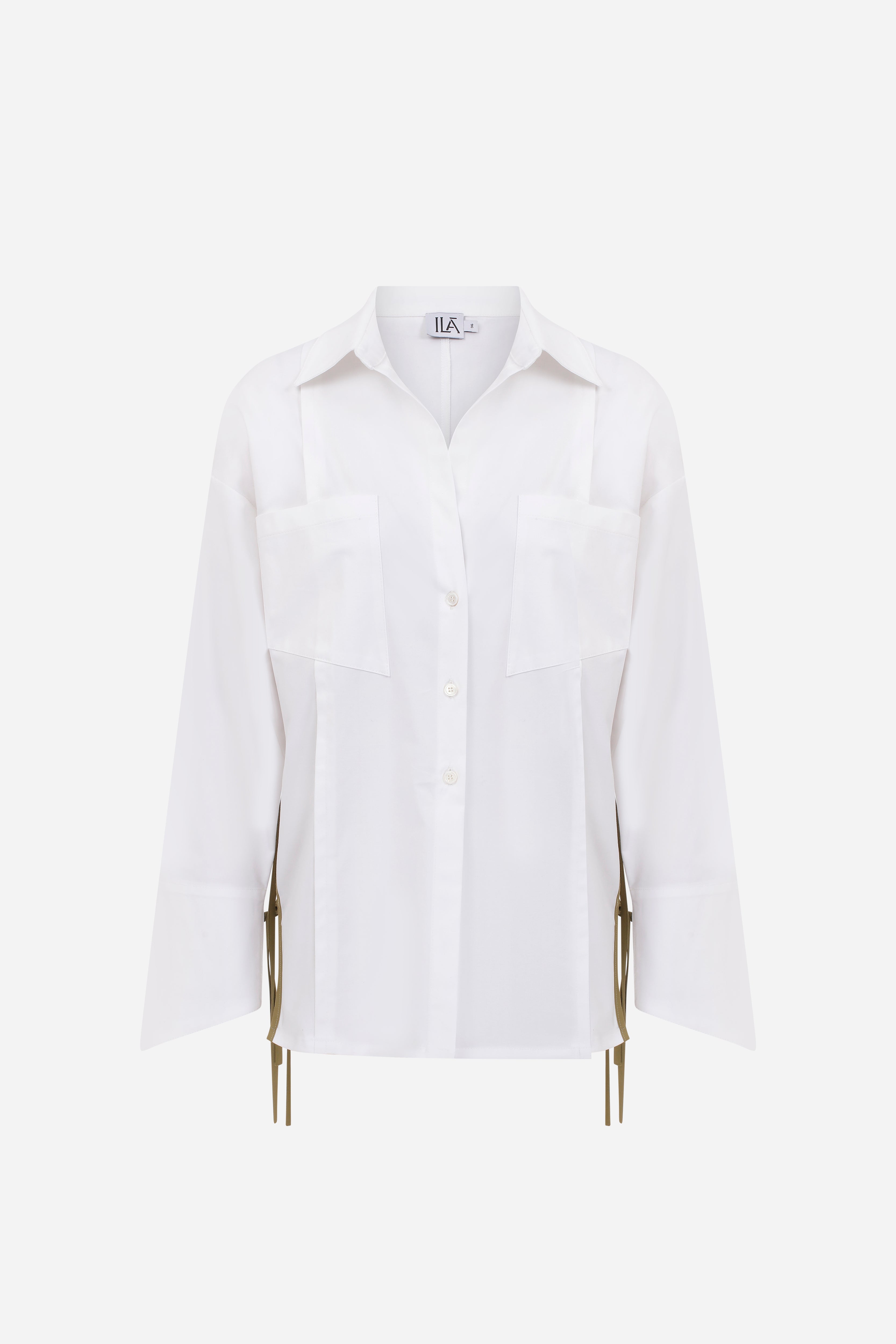 WENDY - OVERSIZED POPLIN SHIRT WITH OPEN SIDES