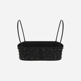 Jill - Embellished Crop Top