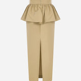 Rachel - Midi Skirt With Peplum