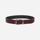 ILA - Leather Belt With Silver Buckle