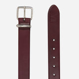 ILA - Leather Belt With Silver Buckle