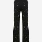 Cora - Embellished Trousers in Black