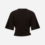 Jess-Accessory-Detail T-Shirt in Brown
