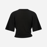 Jess-Accessory-Detail T-Shirt in Black