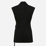 Aida-Vest Jacket With Accessory Detail