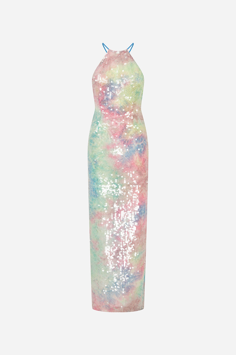 Mer - Backless Silk Sequin Dress