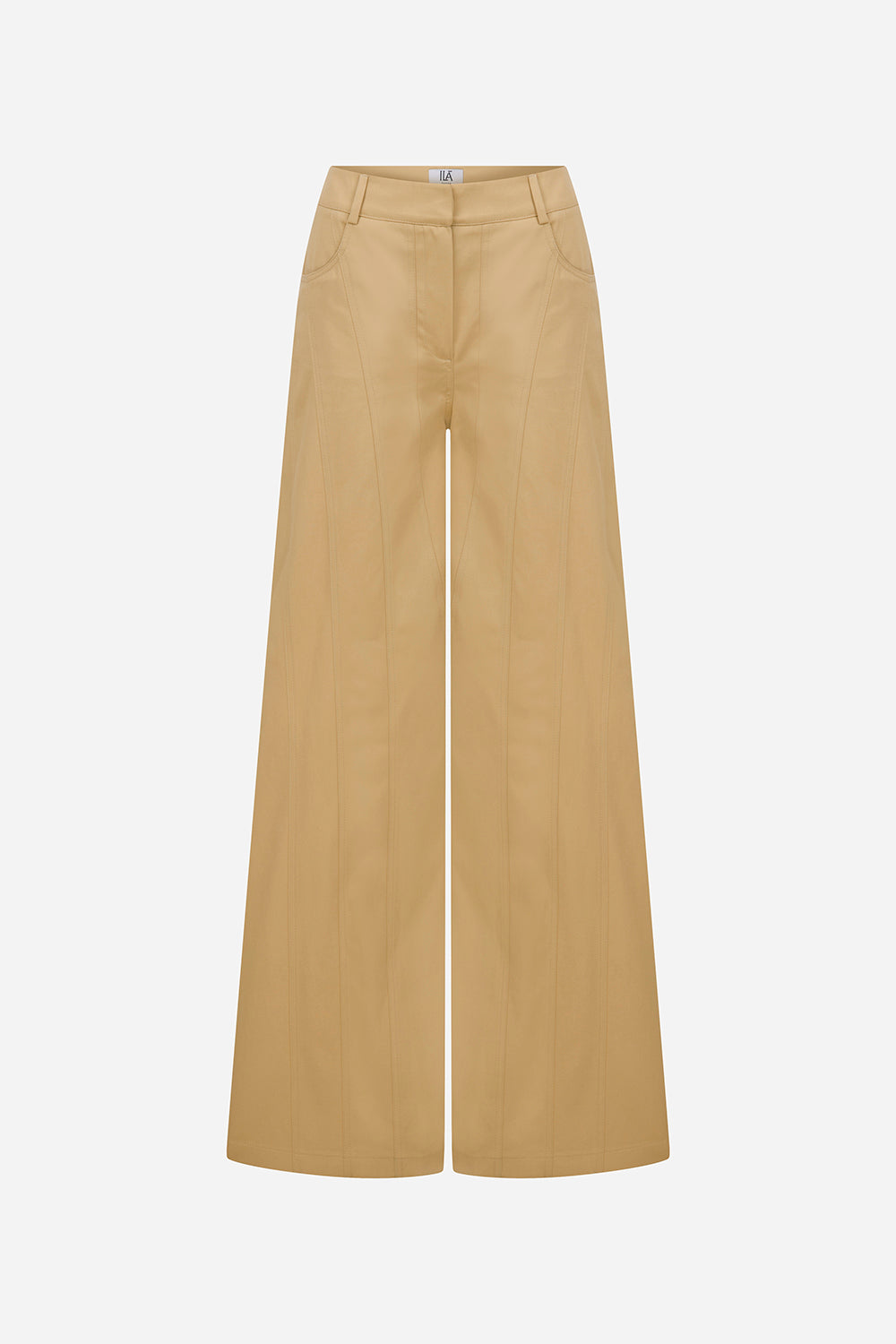 Kira-Trousers With Diagonal Seam Detail