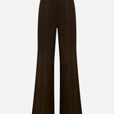 Leo-Contrast-Stitch Dart Trousers