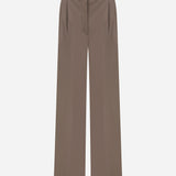 Daisy - Tailored Double Pleated Trousers With Piping Details
