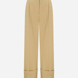 Angela - Loose Fit Trousers Double Hem