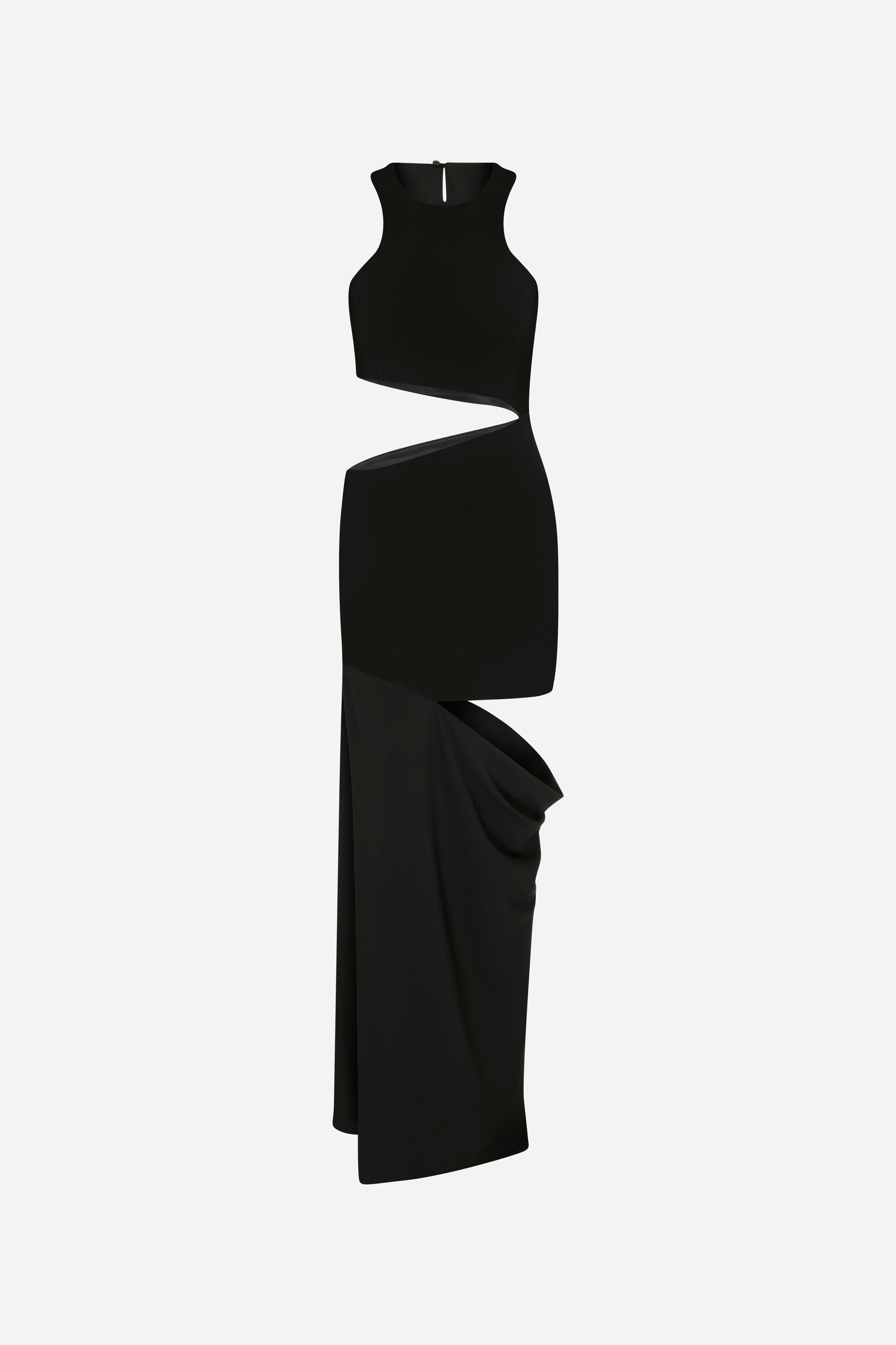Zoya - Semi Sheer Dress With Cutout Details