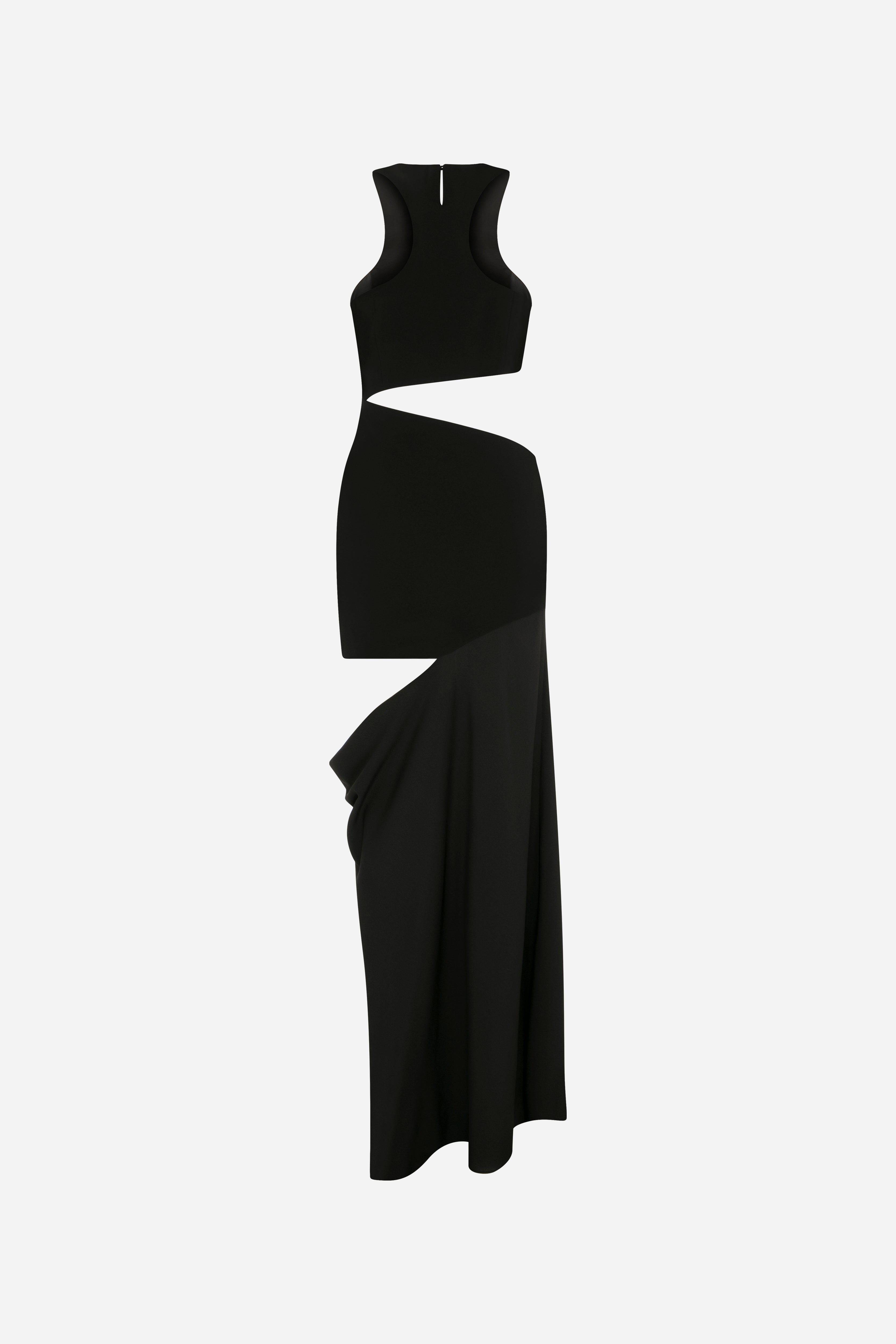 Zoya - Semi Sheer Dress With Cutout Details