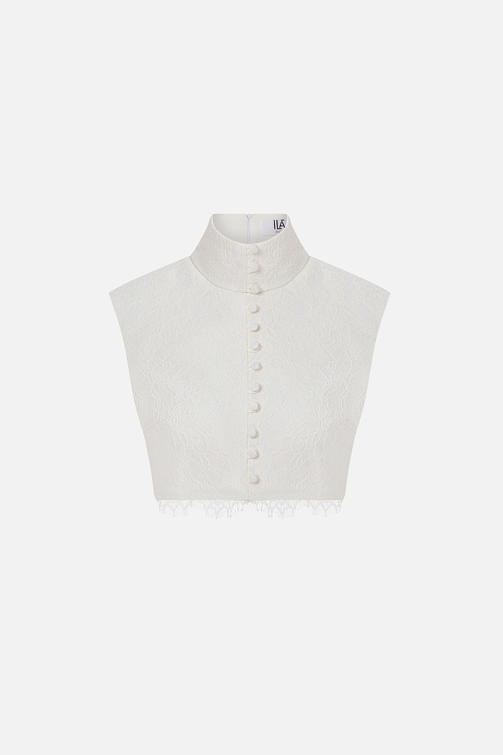 Ciel-Button-Detail Crop Top