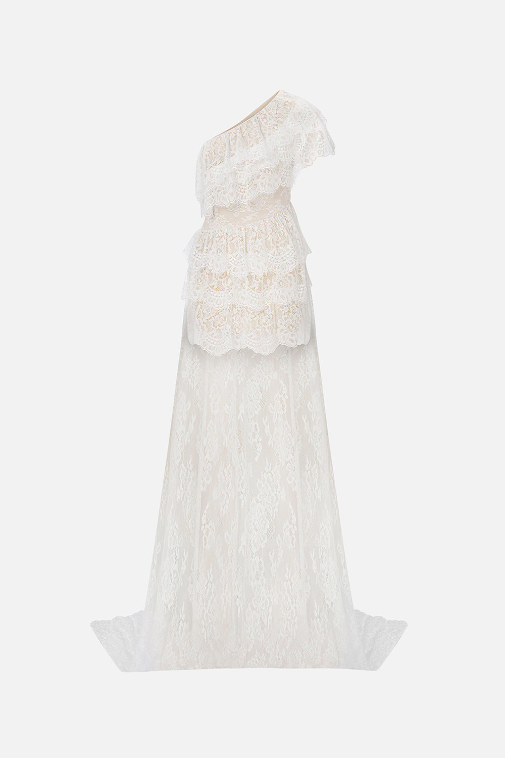 Leni-Ruffled Tail Mini Dress