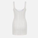 Noa-U-Neck Jacquard Corset Mini Dress
