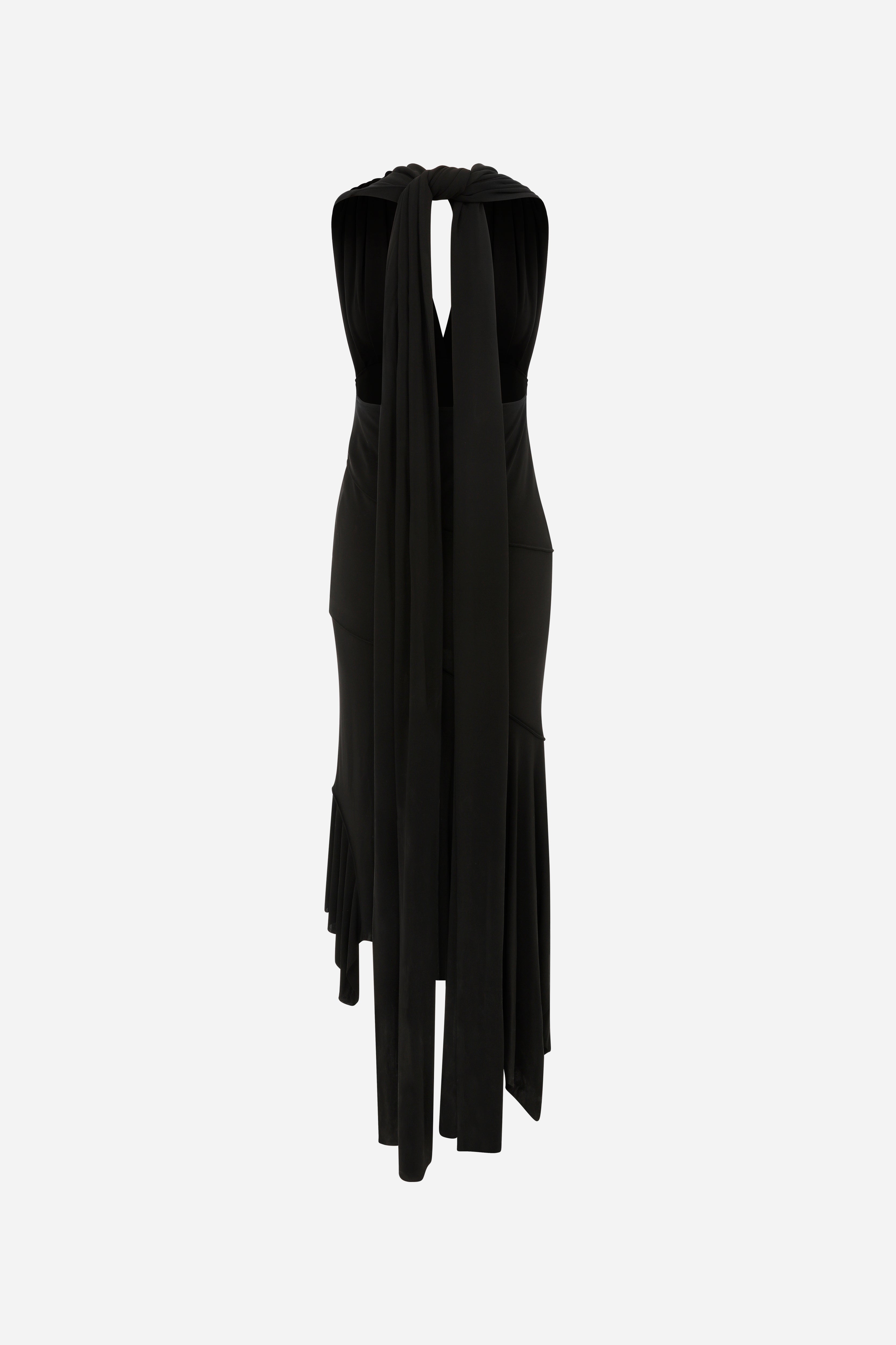 Esha - V Neck Dress With Knotted Details