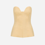 Eva -  Zipper Detailed Corset Top