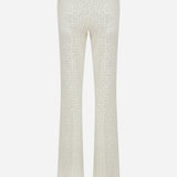 Milen - Low Rise Tailored Trousers in Denim