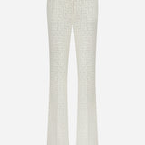 Milen - Low Rise Tailored Trousers in Denim