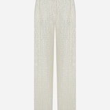 Zee - Double Pleated Tailored Trousers in Denim