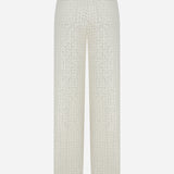 Zee - Double Pleated Tailored Trousers in Denim