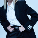 Nora - Croco Mini Skirt