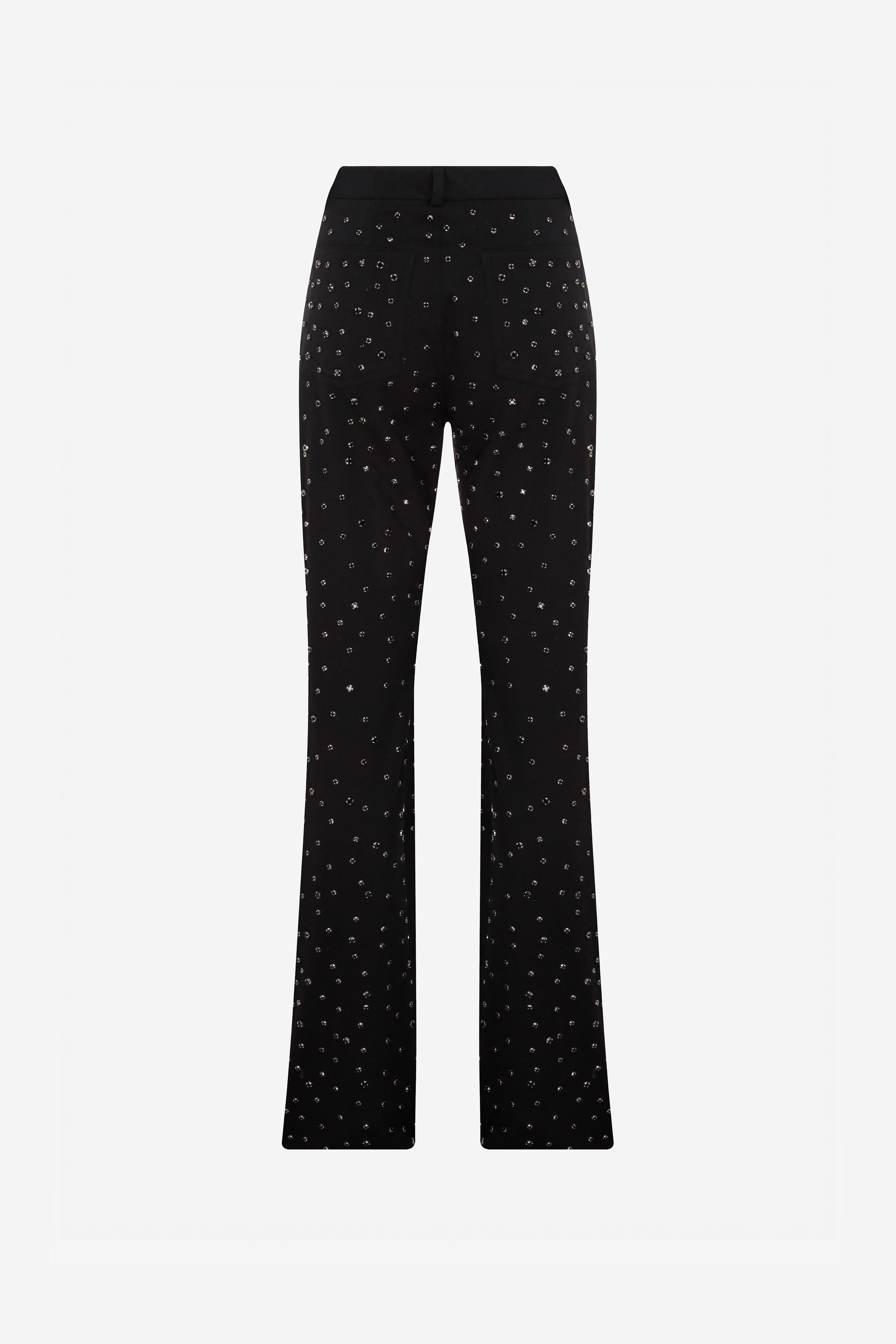MIRA - EMBELLISHED COTTON TROUSERS