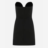 Neo - Corset Mini Dress in Black