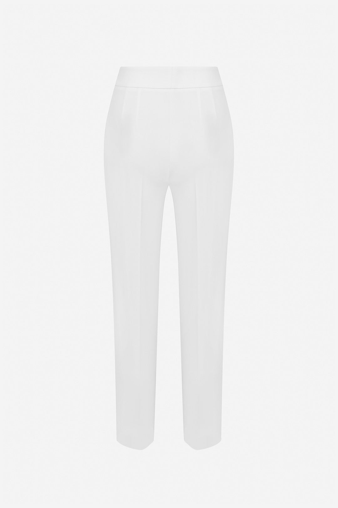 Laia - Pleated trousers in white